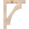 Ekena Millwork Westlake Block Smooth Bracket w/ Offset Brace, Douglas Fir, 5 1/2"W x 26"D x 34"H BKT0604X26X34WTL05SDF - alternate 4